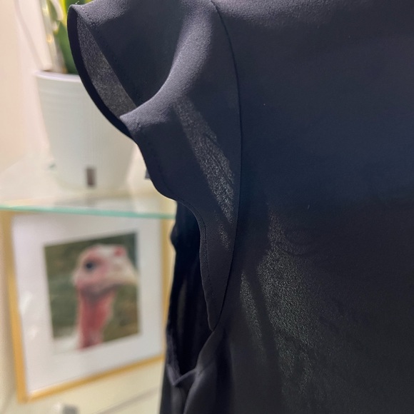 Elle Black Sleeveless Blouse - Picture 2 of 7